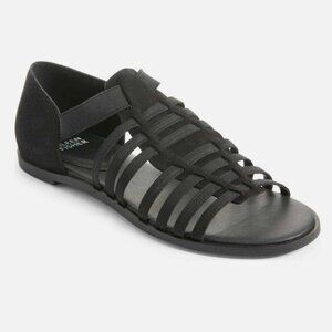 Eileen Fisher Women's Black Rato Strappy Sandals Size 6.5